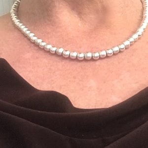 Napier Silver Beaded Necklace